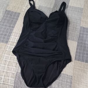 Croft & Barrow 1-piece Black Swimsuit